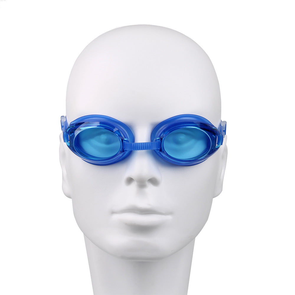 Swim goggles with scratch-resistant lenses and adjustable headstrap Bowlift