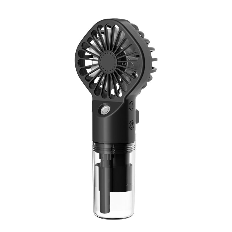Ladies hand fan with integrated water mister Bowlift