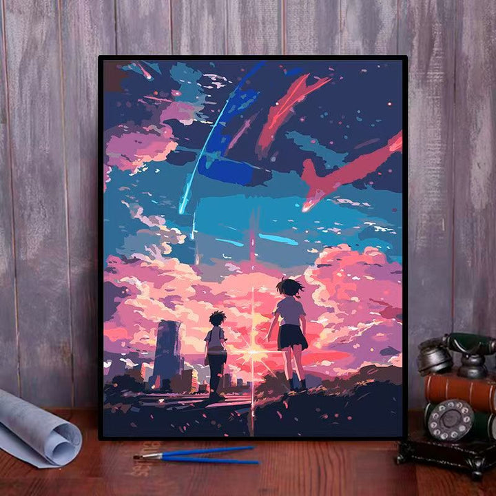 Anime-Inspired Scenic Artwork Print Bowlift