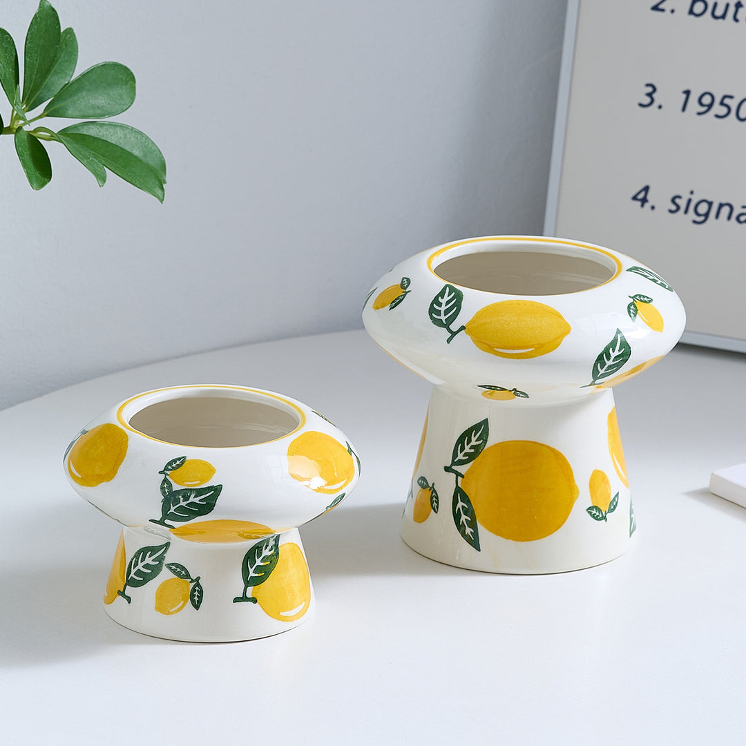 Ceramic vase with strawberry pattern Bowlift