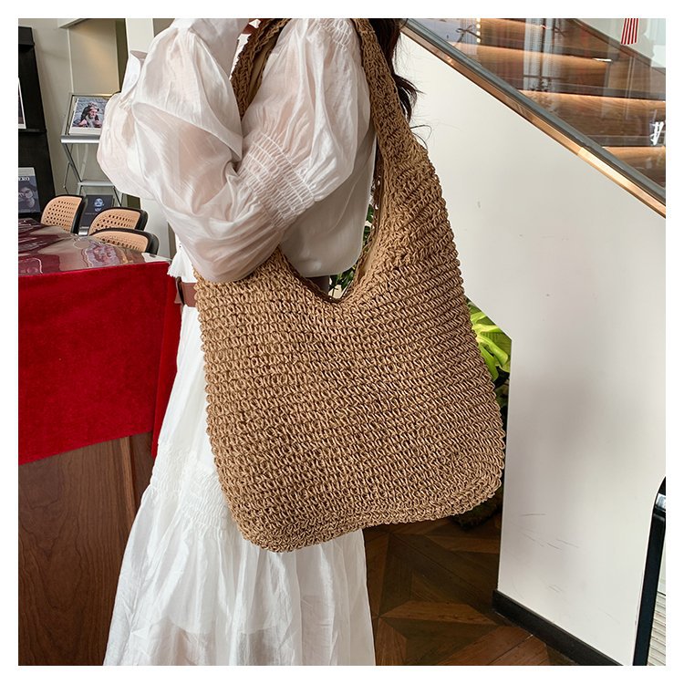 Hand-knotted macramé tote bag Bowlift
