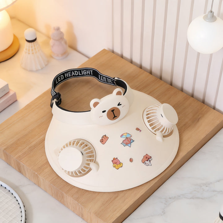 Ladies creative table fan with multifunctional design Bowlift