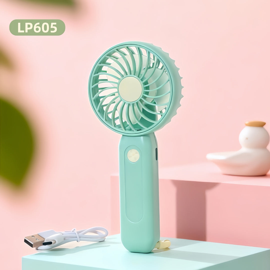 Women's Portable Hand Fan with USB Charging Function Bowlift