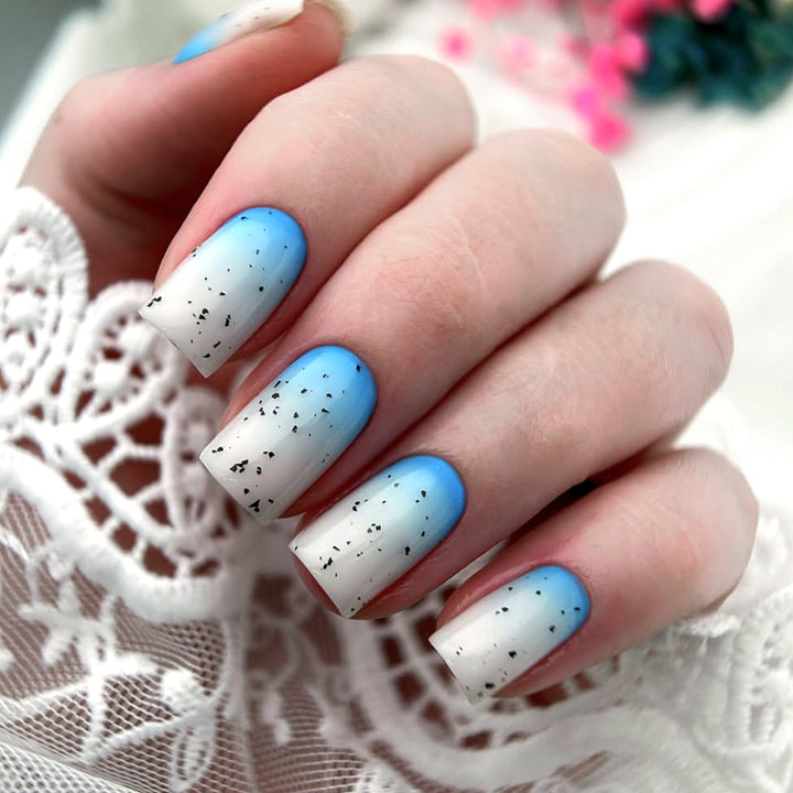 Gradient Gel Nail Art Extensions Bowlift
