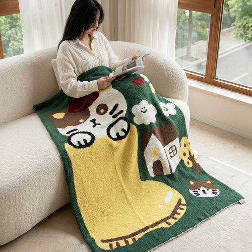 Playful Cat-Themed Area Rug