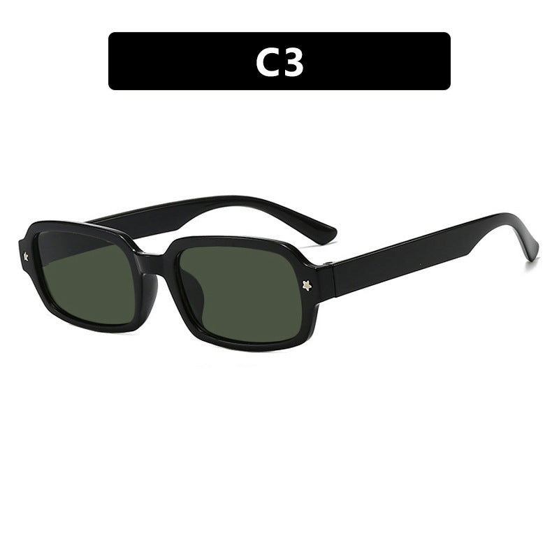 Women's fashionable rectangular sunglasses with outstanding design and protective UV filter Bowlift
