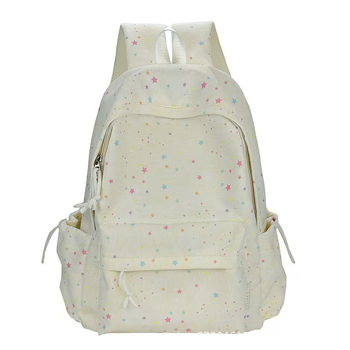 Stylish Star-Patterned Backpack Bowlift