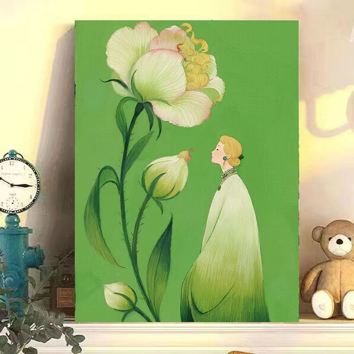 Artistic Floral Illustration Canvas Artwork Bowlift