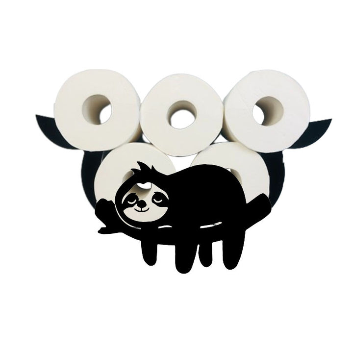 Decorative Wall-Mounted Sheep Toilet Paper Organizer and Multi-Roll Dispenser Bowlift