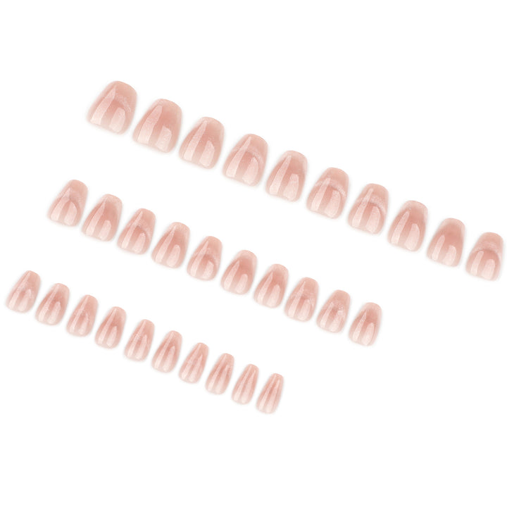 Elegant Nail Designs with Glitter and Gradient Bowlift