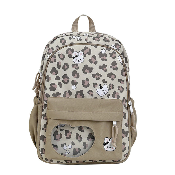 Backpack with Creative Music and Animal Motif Bowlift