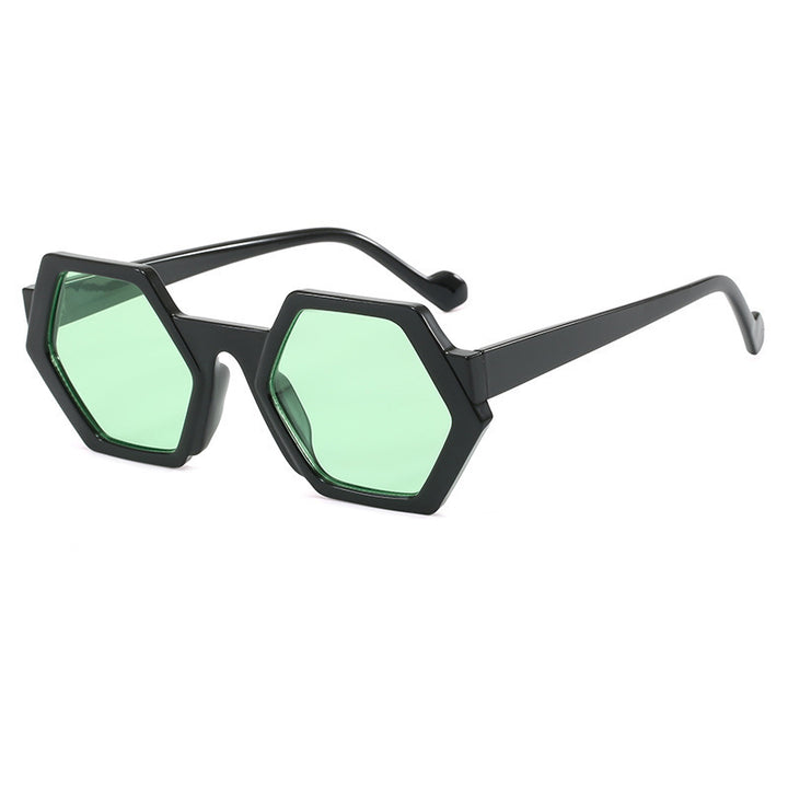 Ladies' striking sunglasses with hexagonal frame and comfortable fit Bowlift
