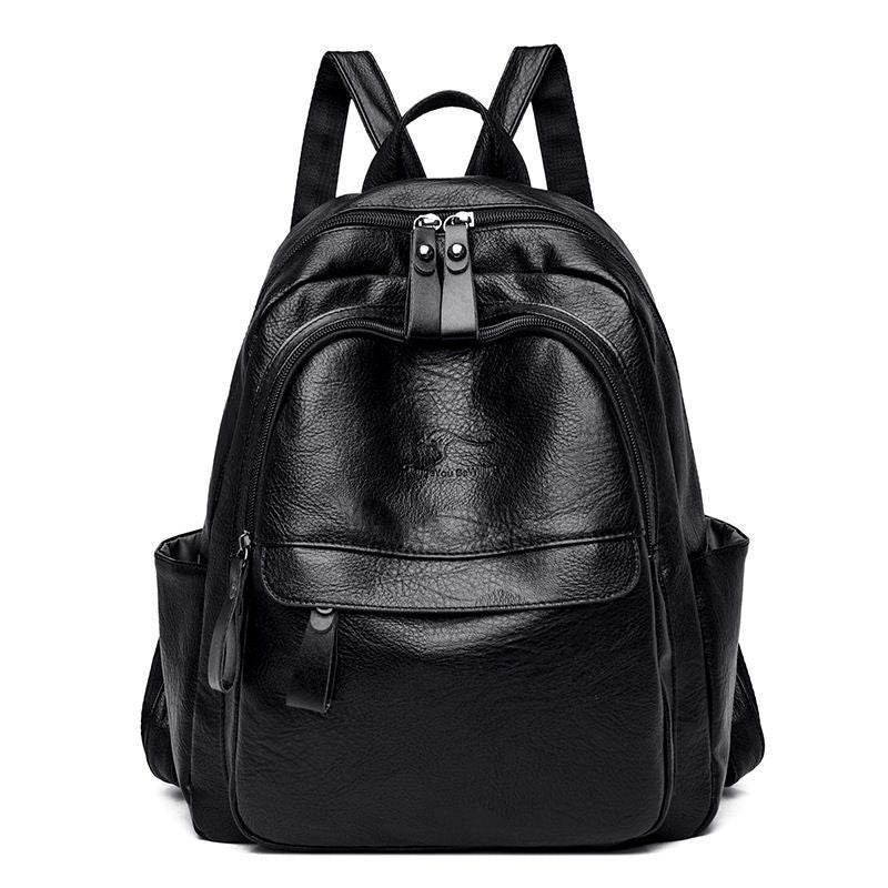 Structured Leather Backpack Bowlift