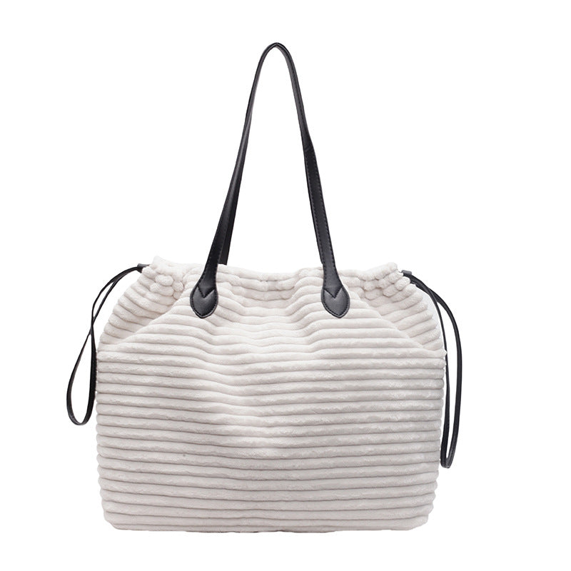 Textured Soft Fabric Tote Bowlift