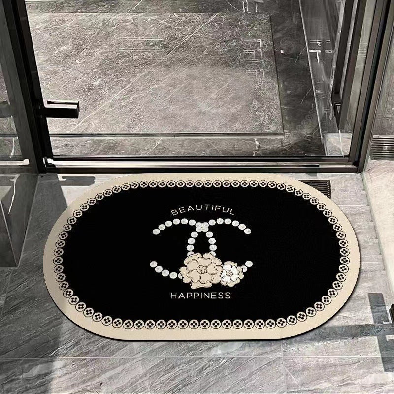 Elegant Round Entrance Mat
