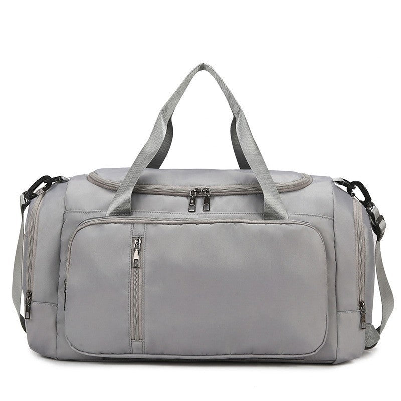 Travel bag with versatile storage and robust zippers Bowlift