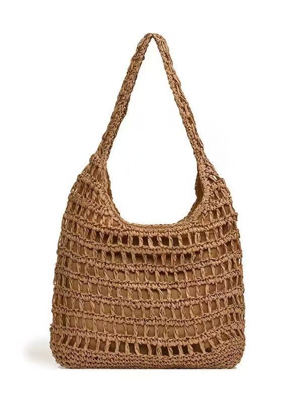 Handcrafted Large Macrame Shoulder Bag Bowlift