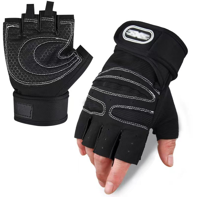 Padded Half-Finger Cycling Gloves Bowlift