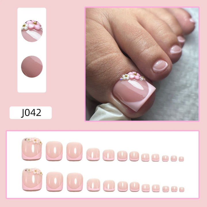 Nail Art Set with Floral Details Bowlift