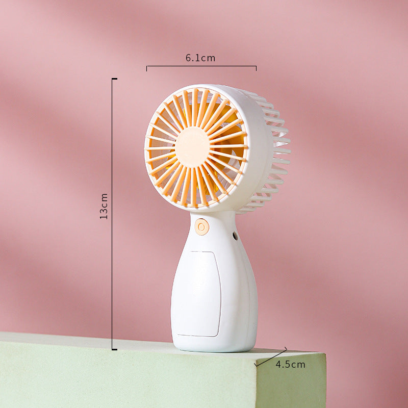 Unisex Portable Hand Fan with Integrated USB Connection and Variable Speed Control Bowlift