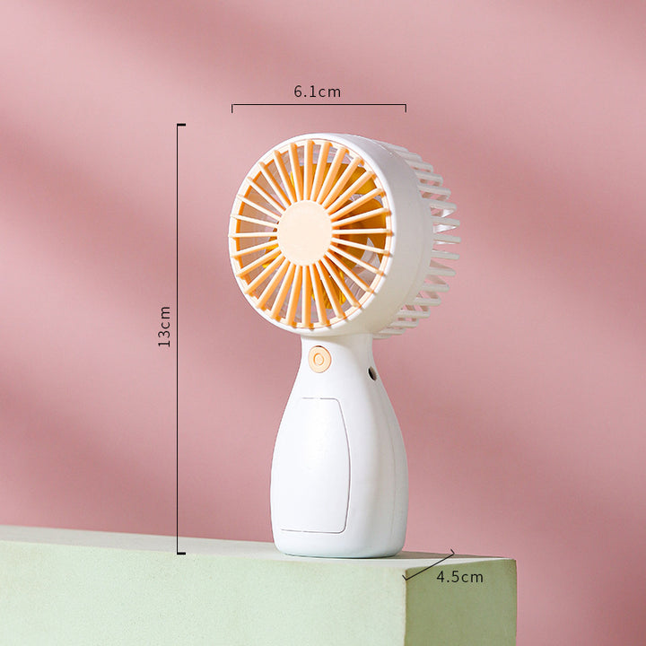 Unisex Portable Hand Fan with Integrated USB Connection and Variable Speed Control Bowlift