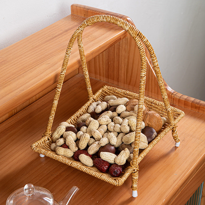 Decorative Woven Serving Tray Bowlift