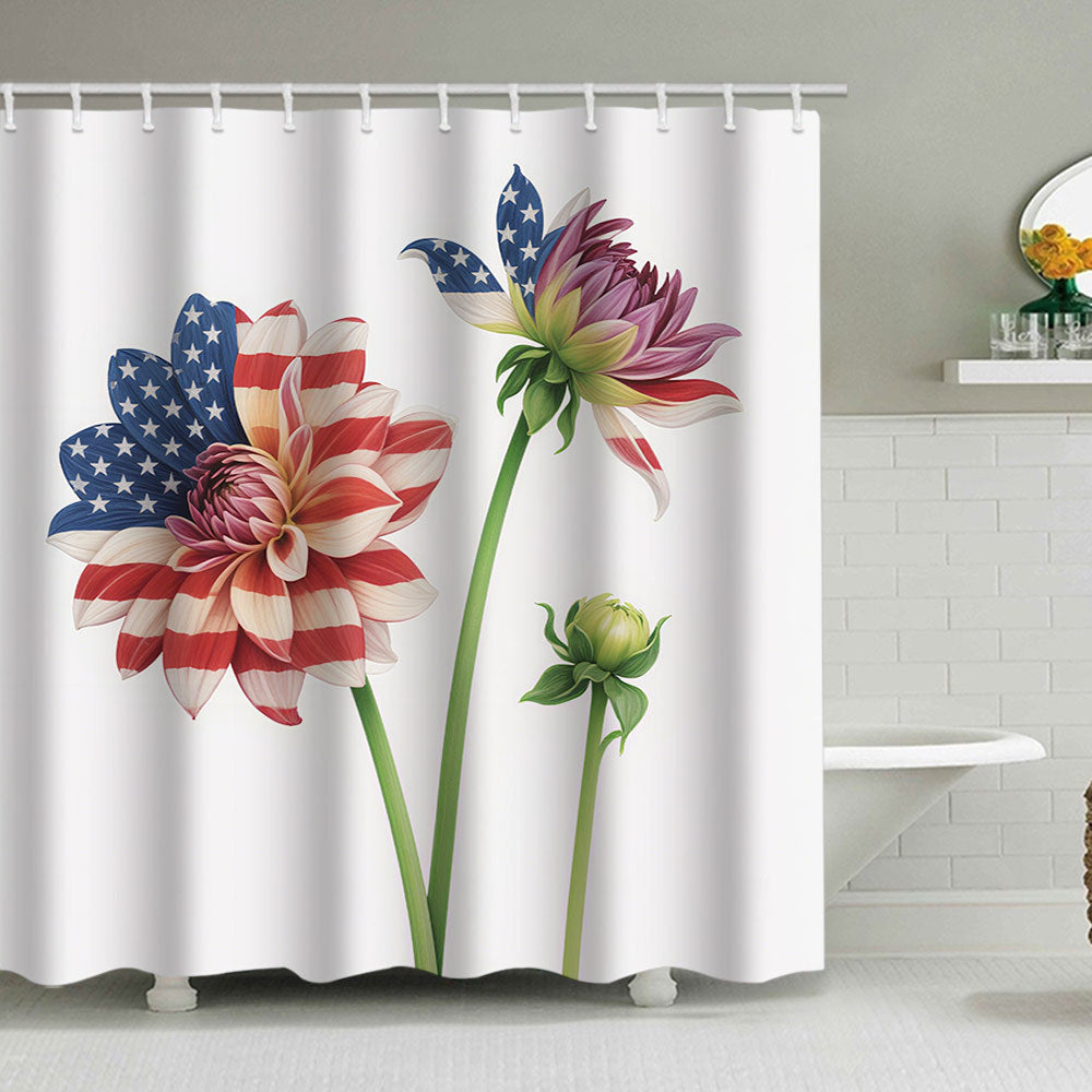 Decorative Shower Curtain Bowlift