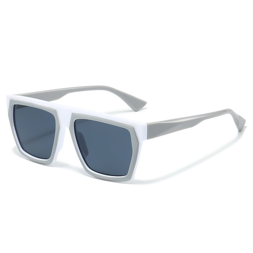 Chic Oversized Geometric Frame Sunglasses Bowlift
