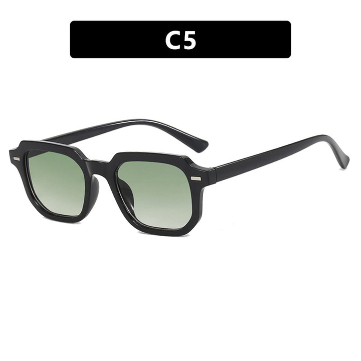 Women's square sunglasses with stylish frame structure and UV protection Bowlift