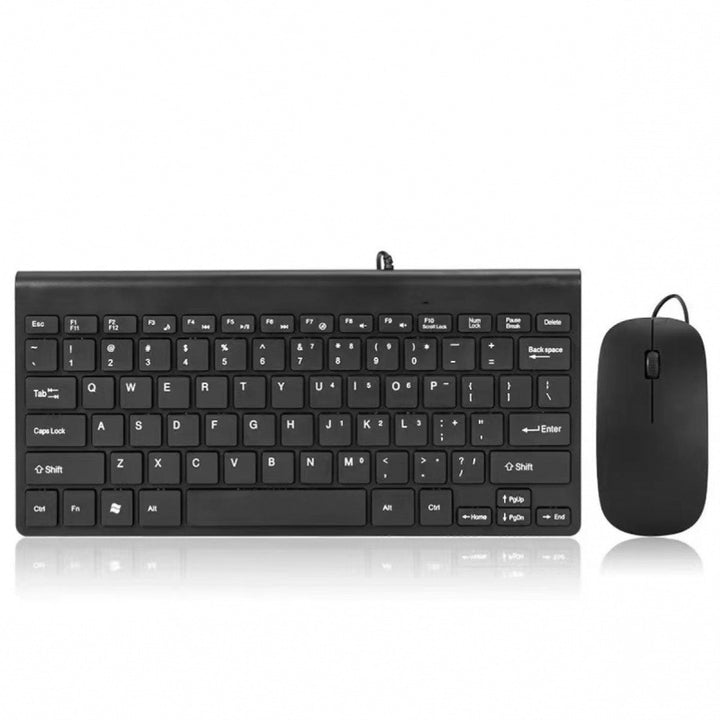 Compact USB Keyboard and Mouse Set Bowlift