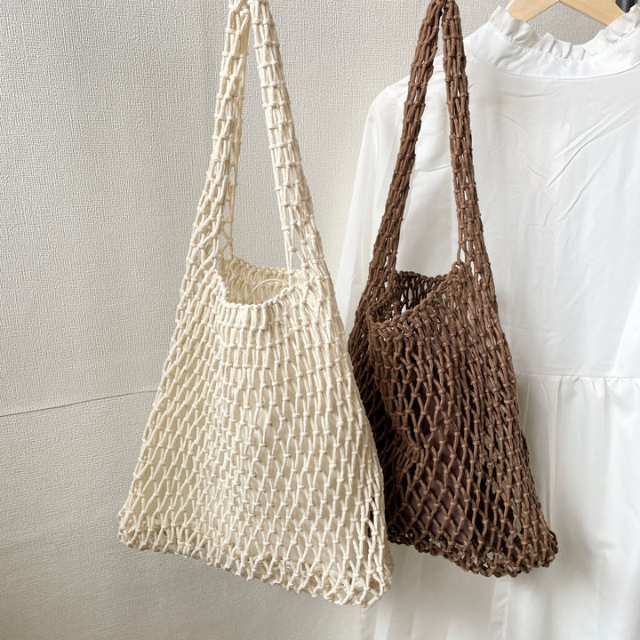 Handcrafted mesh tote bag Bowlift