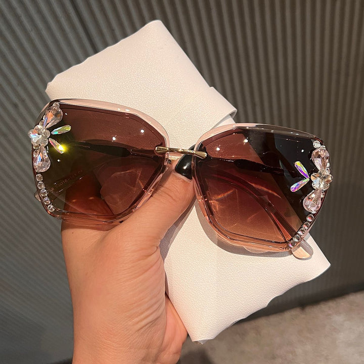 Women's Jewelry Stones Sunglasses Bowlift
