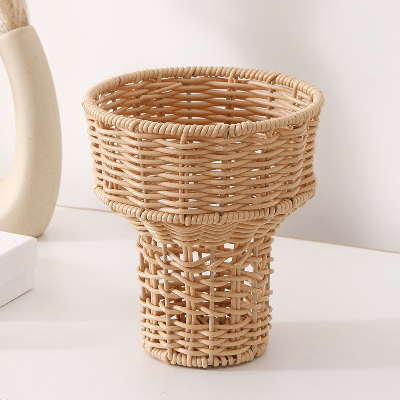 Ladies Handwoven Decoration Basket Bowlift