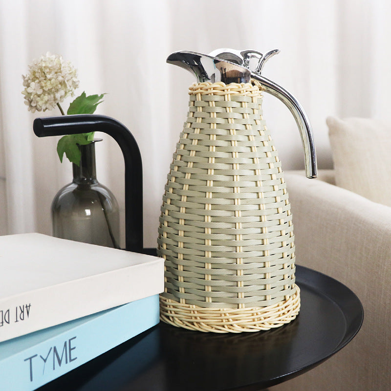 Decorative Woven Pitcher Bowlift