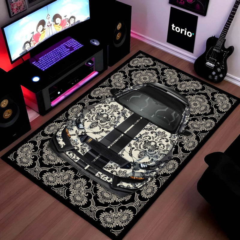 Artistic Floral Printed Area Rug