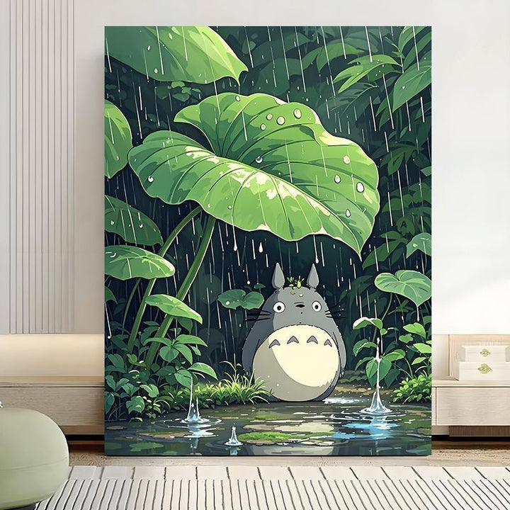 Enchanted Forest Scene Canvas Art Print Bowlift