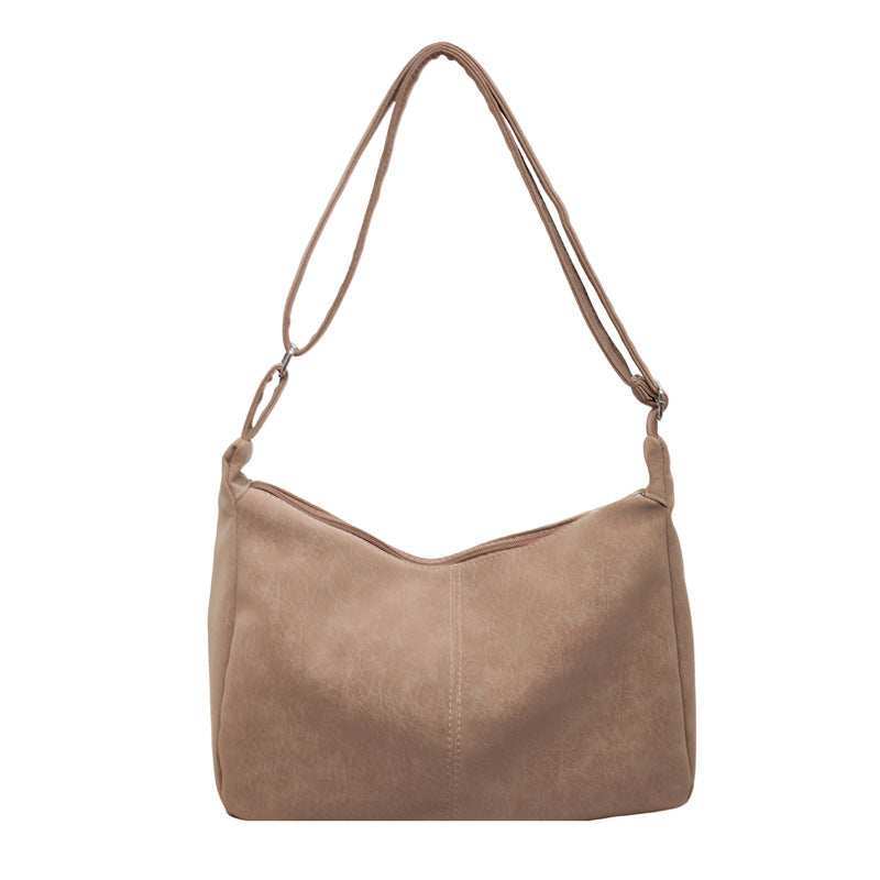 WoSoft Textured Faux Leather Hobo Bag Bowlift