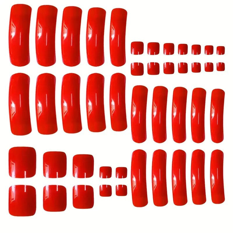 Glossy Long Nail Art Enhancements Bowlift