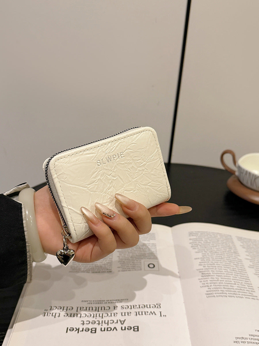 Compact Zippered Card Holder