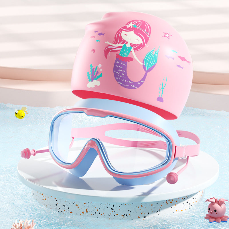 Kids Fun Tiger-Themed Swim Set Bowlift