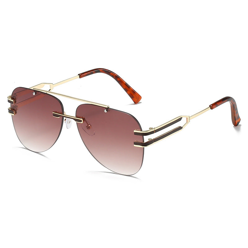 Futuristic Aviator-Style Sunglasses Bowlift