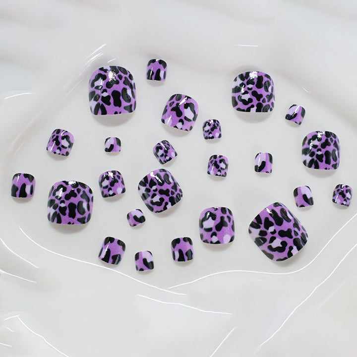 Stylish Leopard Print Nail Wraps Bowlift