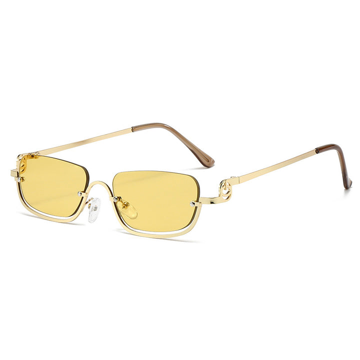 Elegant Oversized Rectangle Sunglasses