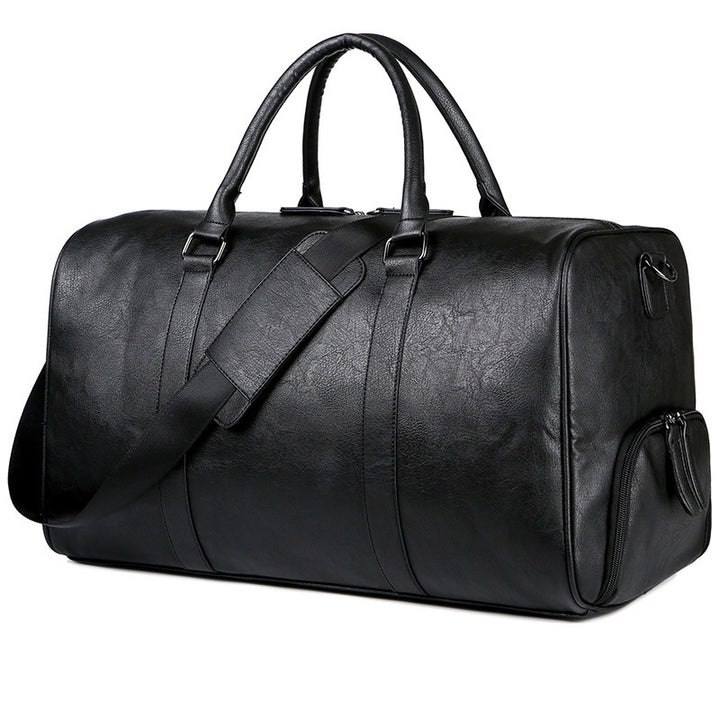 Elegant Travel Bag Made of High-Quality Faux Leather Bowlift