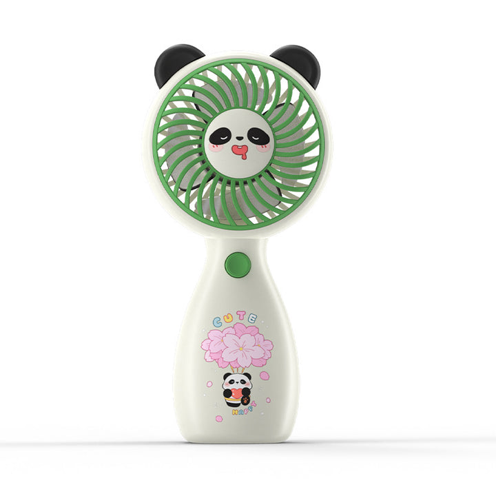 Ladies Wearable Hand Fan with Cute Panda Design Bowlift