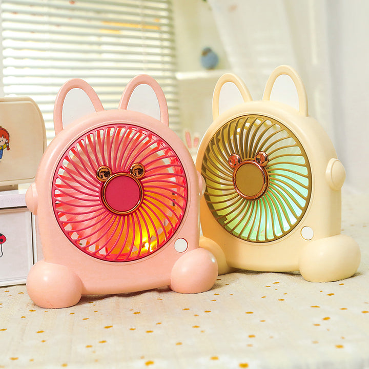 Women's Portable Mini Fan in Creative Animal Design Bowlift
