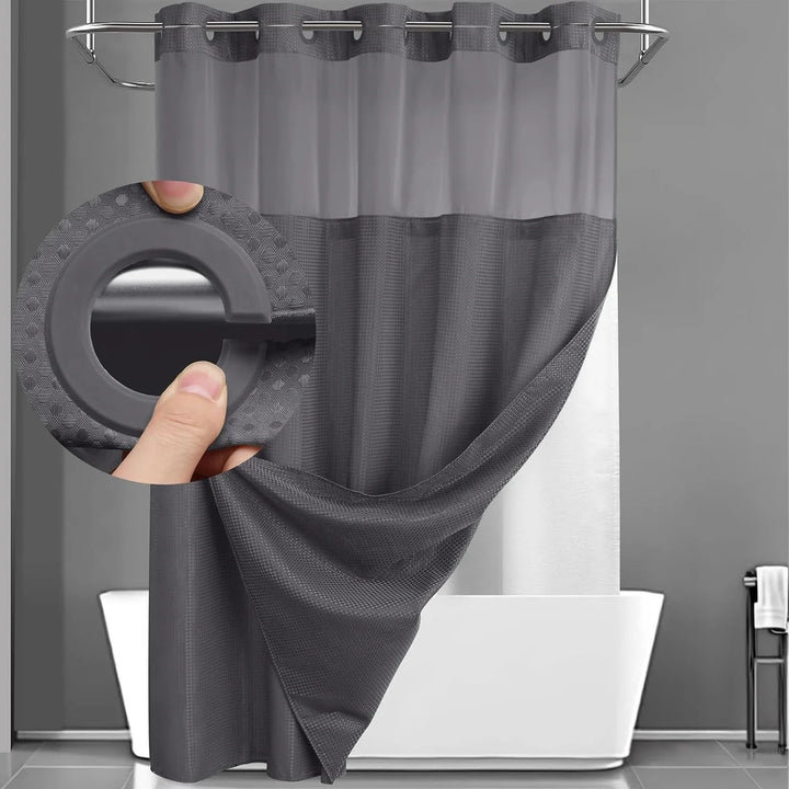 Artistic Floral Shower Curtain Bowlift