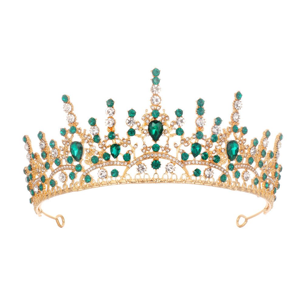 Women Elegant Tiara with Sparkling Crystals Bowlift