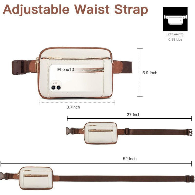 Elegant Leather Fanny Pack Bowlift