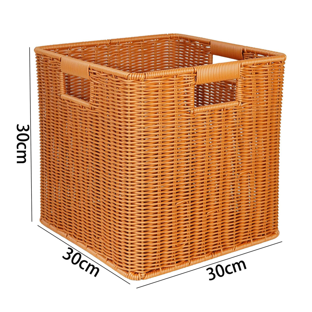 Rectangular Woven Storage Basket Bowlift